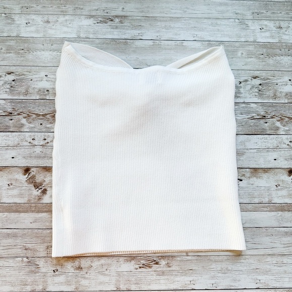 DISSH Anika Twisted Knit Top White Size US 10 NEW - Picture 5 of 7